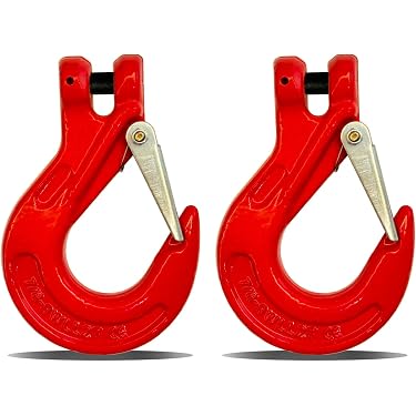 Slip Hooks, 2Pcs 304 Stainless Steel 3307 Lbs Capacity Chain Grab