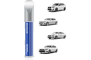 EVOOOR Touch Up Paint for BMW, Mineral White (A96) Exact Match Touch Up Paint Car Scratch Repair (Mineral White Metallic Tricoat for 2/3/5 Series/X1/2020 X2/18 X3/X4)