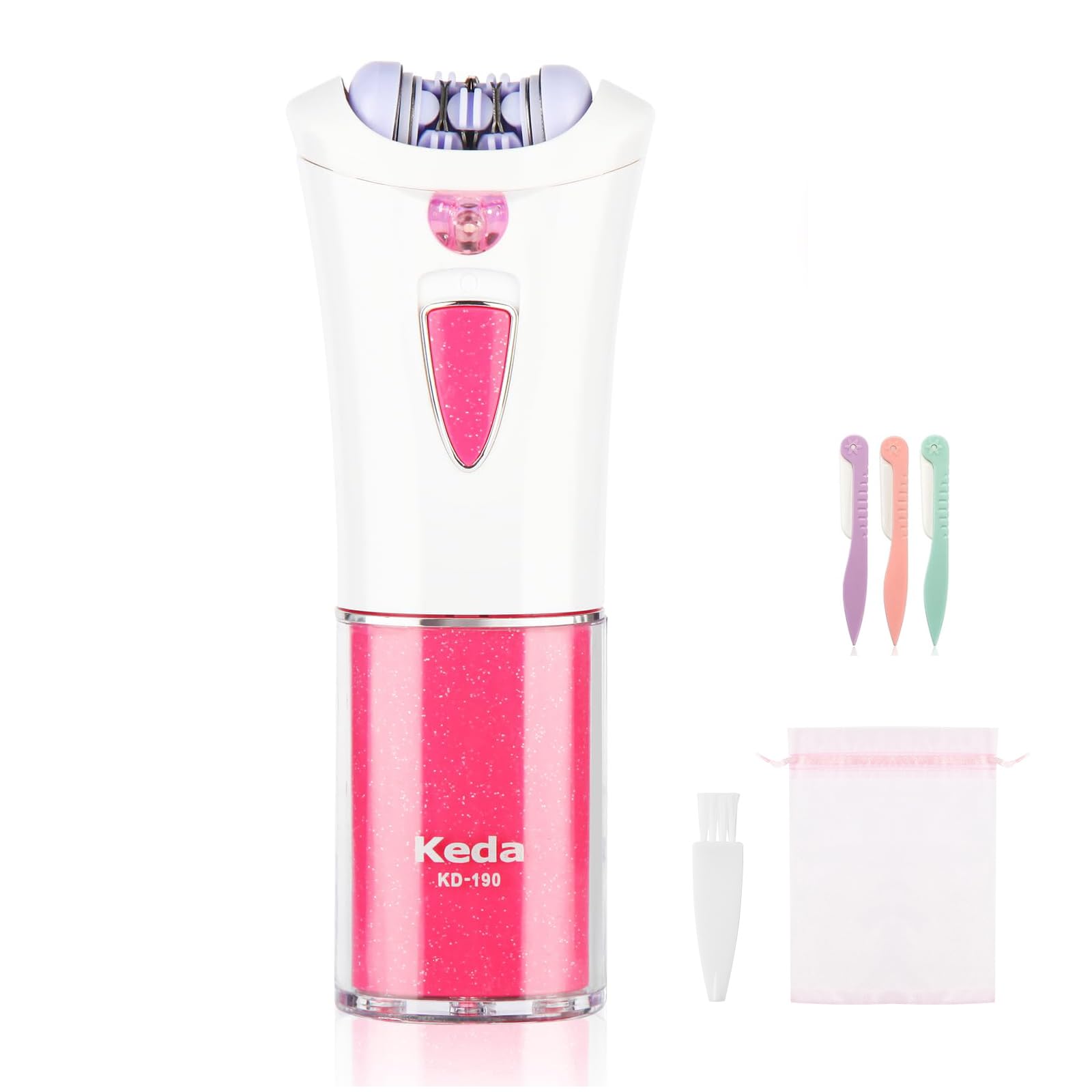 Photo 1 of 2026 New Glamorous Skin Ice Cooling Epilator for Face and Body-Cordless Portable Hair Removal Device for Women with LED Light-Smooth Glide for Facial-Bikini,Arms and Legs