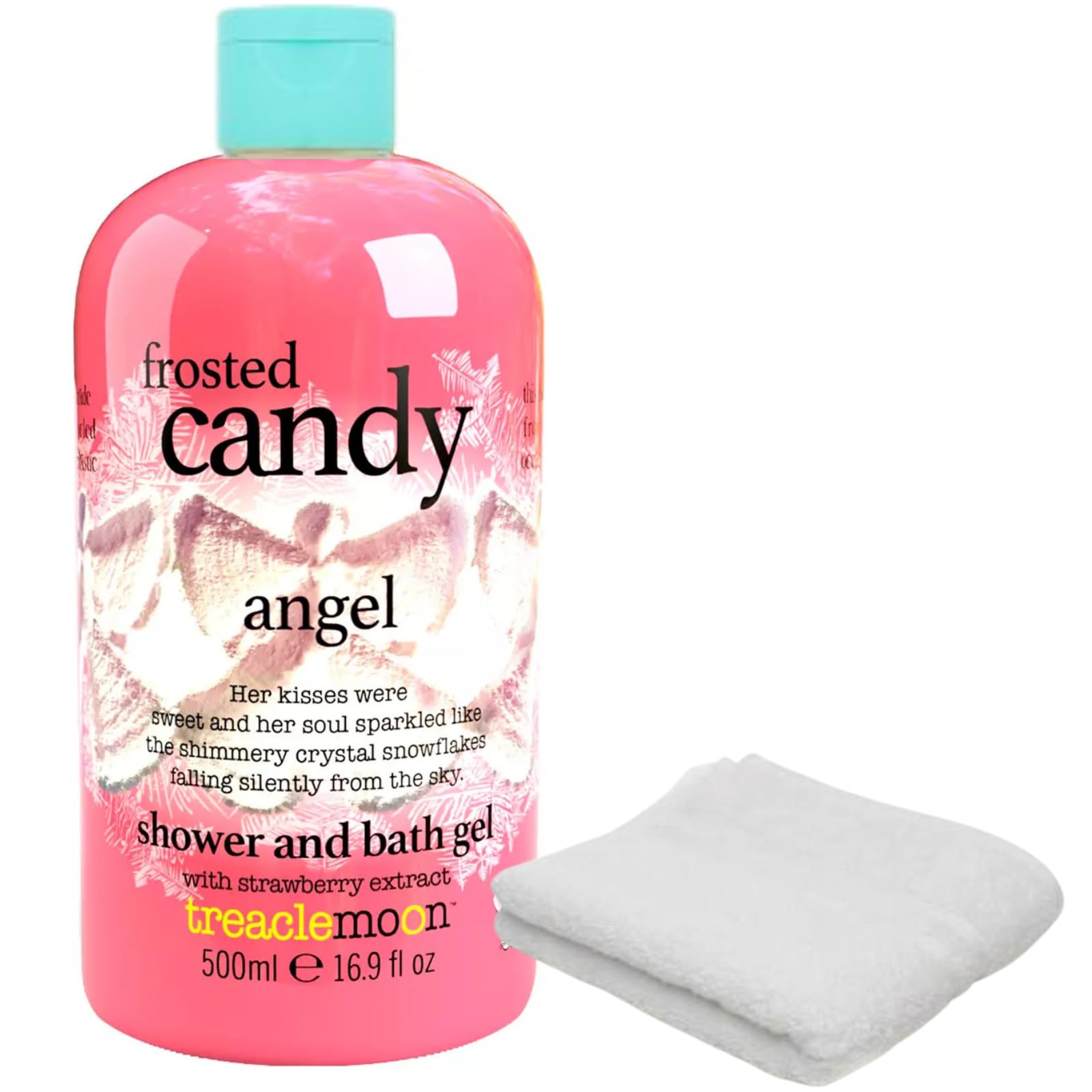 Treacle Moon Shower & Bath Gel (500ml) with Bath Washcloth (Strawberry) โ image 1