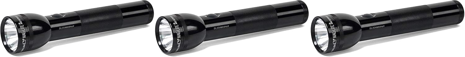 Maglite LED 2-Cell D Flashlight, Black - Basic Handheld Flashlights - 