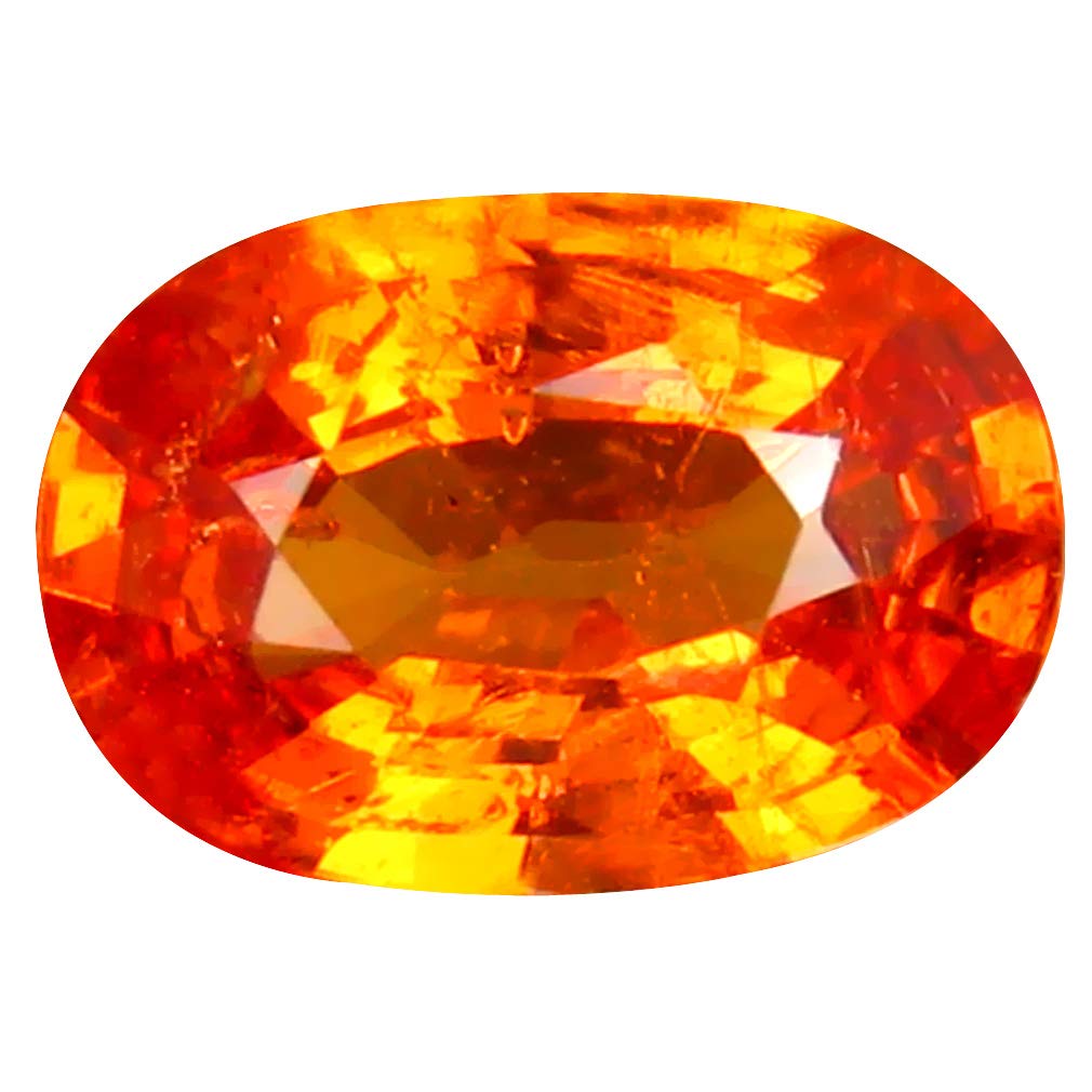 1.41 ct Oval Cut (8 x 5 mm) Namibian Fanta Orange Spessartine Natural Loose Gemstone