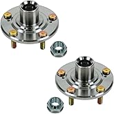 TRQ 5 Lug Wheel Hub Driver & Passenger Pair for 98-02 Honda Accord V6 02-06 CR-V (Japan Built) 03-06 Element 07-10 Element EX LX 11 Element 03-08 Pilot 01-03 Acura CL 01-02 MDX 02-06 RSX 99-03 TL