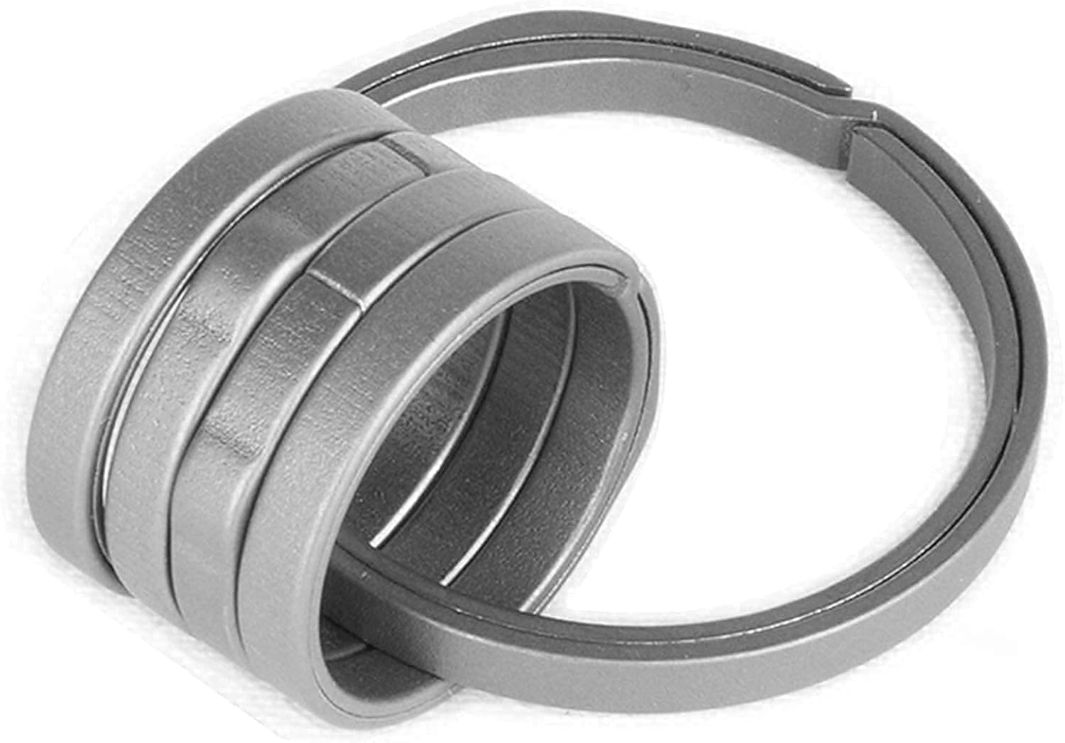 TISUR Titanium Side-Pushing Key Rings, Wisely Group Your Key, 3 Size Choices at  Men’s Clothing store