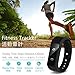 iWOWN Smart Bracelet I5 PLUS IP65 Waterproof Fitness Trackers with OLED Touch Screen, Bluetooth 4.0 Pedometer, Wristband, Sleep Monitor, Call/MSM Reminder for Android/ iOS Smartphone