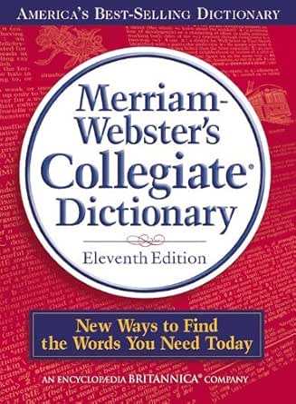 Amazon Com Merriam Webster S Collegiate Dictionary 11th Edition Ebook Merriam Webster Kindle Store