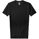 Tommy John Men's Slim Fit Crew Neck Undershirt, Cool Cotton Fabric, Slim Fit T-Shirt with Stay Tuck Design