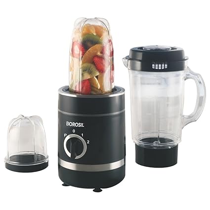 Borosil Nutrifresh Blender and Grinder 400W