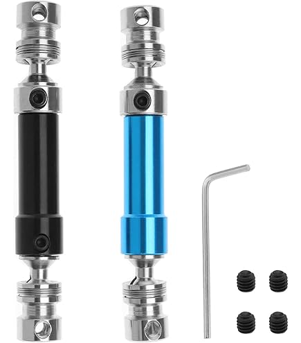 1/12 CVD Rear Drive Shaft For WLtoys 12428 12423 RC Car - Metal Upgrade Part (Black)