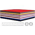 48PCS EVA Foam Sheets 1mm Thick 11.8 x 7.8 Inches Craft Foam Paper 12 Colors for Craft Projects Kids DIY Handcraft Classroom Parties and More