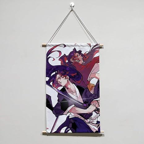 Amazon 鬼滅の刃 タペストリー かわいい おしゃれ 掛ける絵 ポスター 安い 掛け軸40 40cm 巻物 アニメ 萌えグッズ 壁掛けポスター 時透 無一郎 継国 縁壱 黒死牟 13 アニメ 萌えグッズ 通販