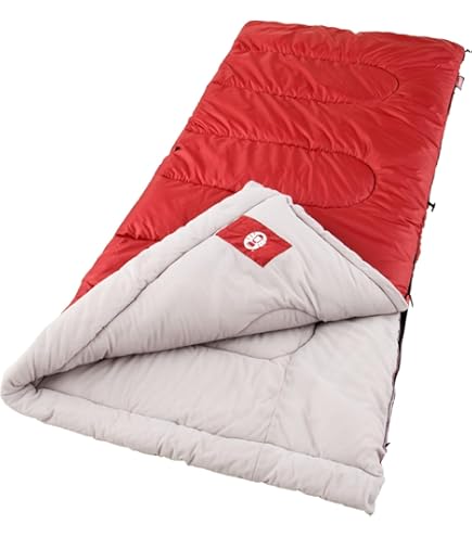 Amazon.com: Coleman Kids 50°F Sleeping Bag, Comfortable
