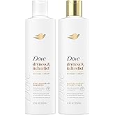 Dove Shampoo and Conditioner Set - DermaCare Scalp Dryness & Itch Relief, Pyrithione Zinc Shampoo and Conditioner, Anti-Dandruff, Anti-Frizz, Smoothing Hair Care, 12 Oz (2 Piece Set)