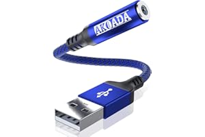 AkoaDa USB to Audio Jack Adapter