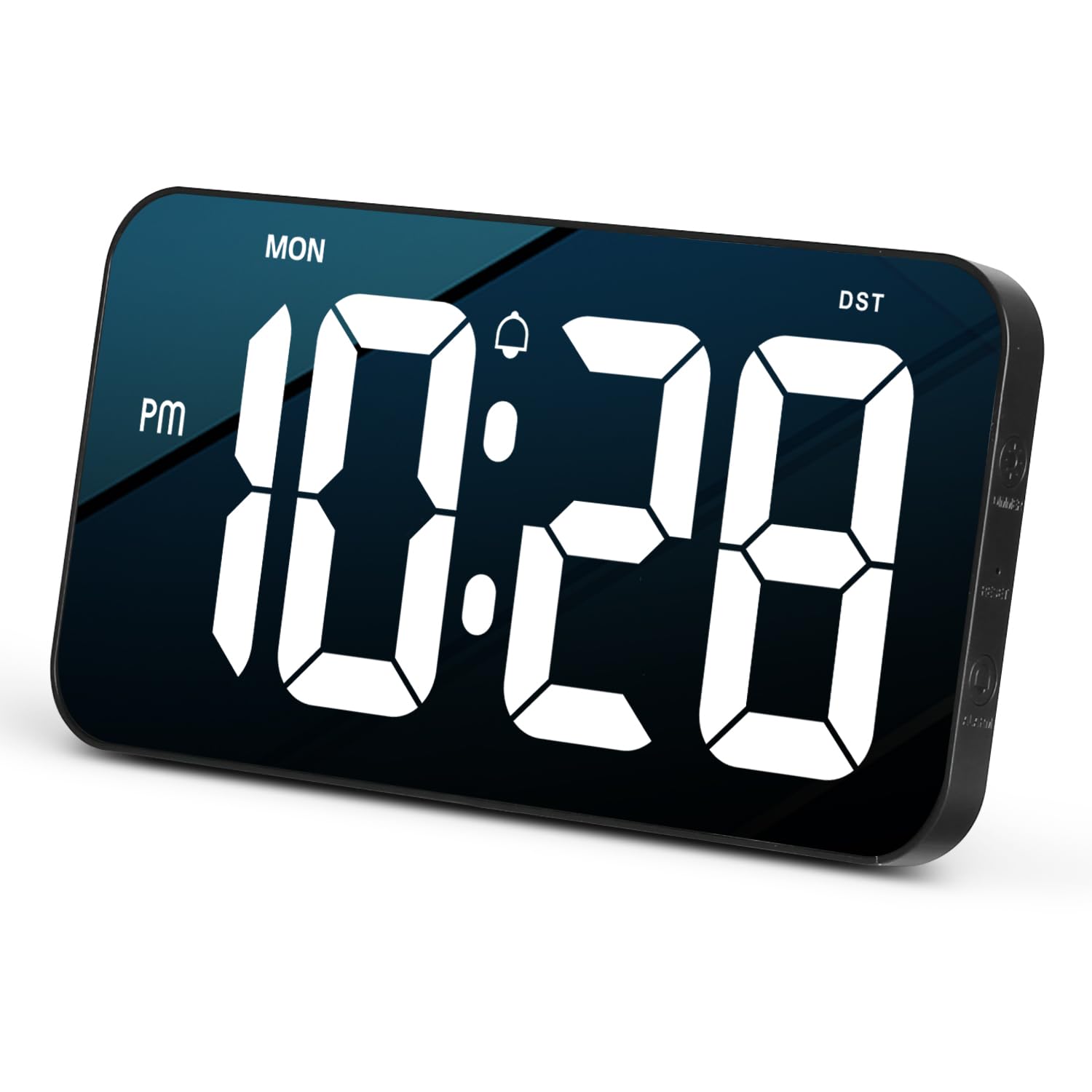 Mua Digital Wall Clocks, Big Number Display and Alarm, Time, Date and Day of Week Display