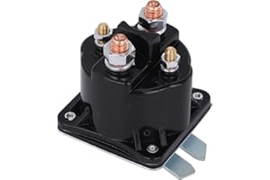 IFYKIM Dump Trailer Solenoid 12V 4 Terminal, Replacement for Intermittent Duty Solenoid Relay 100 AMP Replace Monarch Bucher SAZ4201GJ 07522 391-2-C 070009 190107 KTI Unit