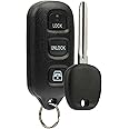 Keyless Entry Remote Fob + Ignition Key fits 2003-2008 Toyota 4Runner + Sequoia (HYQ12BBX 4C)
