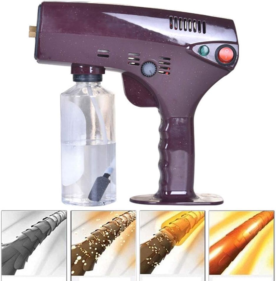 JJHZ Nano Steam Gun with 260ML Tank Hair Coloring Dyeing Steamer Humidifier Hair Spray Nano Mister Hair Steamer