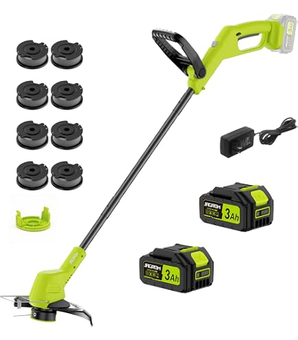 Amazon.com : KAKEI 20V Cordless Grass Trimmer with 260mm Cutting