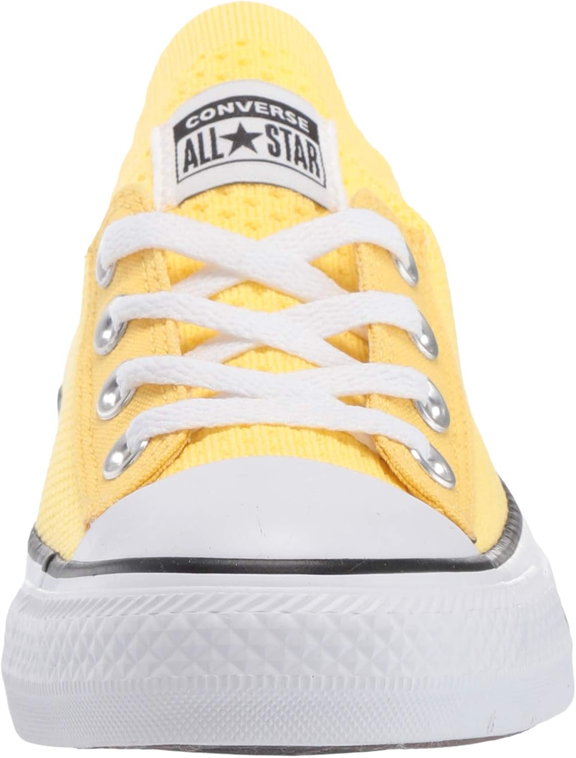 converse shoreline knit slip yellow