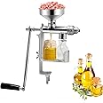 Topyond Manual Oil Press Machine Commercial Press Oil Machine, Extractor Peanut Nut Oil Expeller, for Physical Press Home Oil Mill