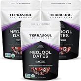 Terrasoul Superfoods Organic Medjool Dates, 6 Lbs - Soft Chewy Texture | Sweet Caramel Flavor | Farm Fresh
