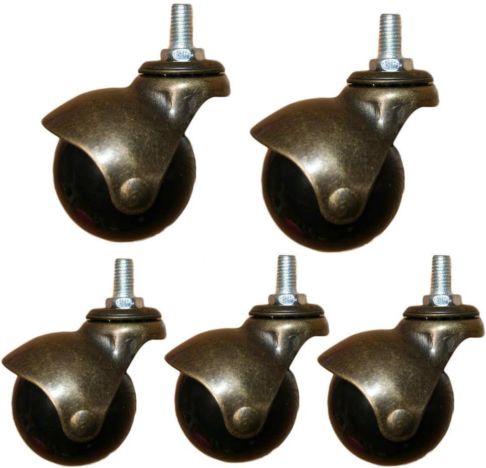Office Chair Ball Casters Wheels,2" 48mm Antique Furniture