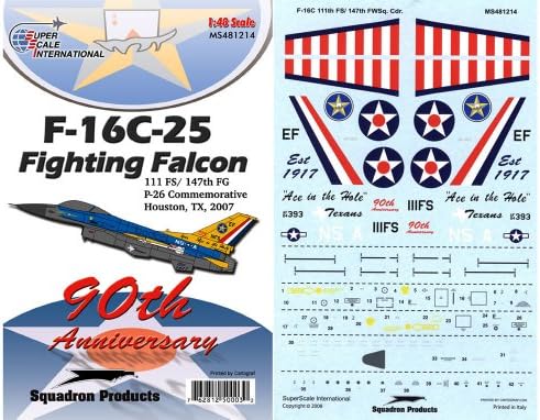 Superscale USA  F-16C Falcon Decals
