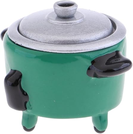 Amazon ドールハウスアクセサリー 1 12スケールミニチュア飾り 電気炊飯器模型 5色選ぶ グリーン 家具 おもちゃ