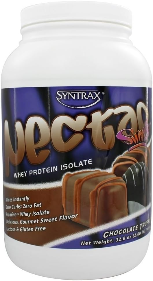 Syntrax Nectar Whey Protein Isolate Powder Chocolate Truffle 2.12 lbs