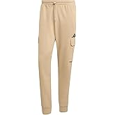 adidas Mens Essentials Feel Cozy Fleece Cargo Pants