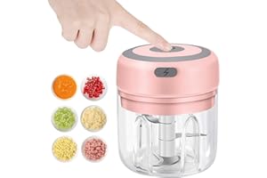 Electric Garlic Chopper, Mini Portable Garlic Mincer, 2026 Upgrade Portable Food Processor with USB Rechargeable Design, Food