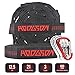 Hammock Straps (Set of 2) – HODGSON Hammock Tree Straps with Heavy Duty 42 Adjustable Loops and 3 Carabiners, No Stretch Tree Hanging Strap Set ideal for Camping Hiking or Swing
