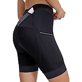 ARSUXEO Premium 4D Padded Bike Shorts Women Cycling Shorts Biking Biker Bicycle Shorts 3 Pockets