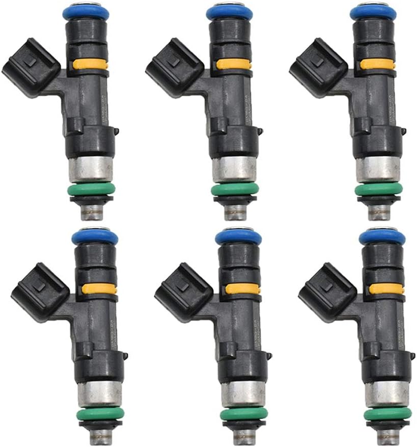 GLYHE Matched Car Fuel Injector 0280 158 117 0280158117 Compatible with Toyota Top Feed High Performance 48mm Ev14 550cc E85 High Impedance Flow