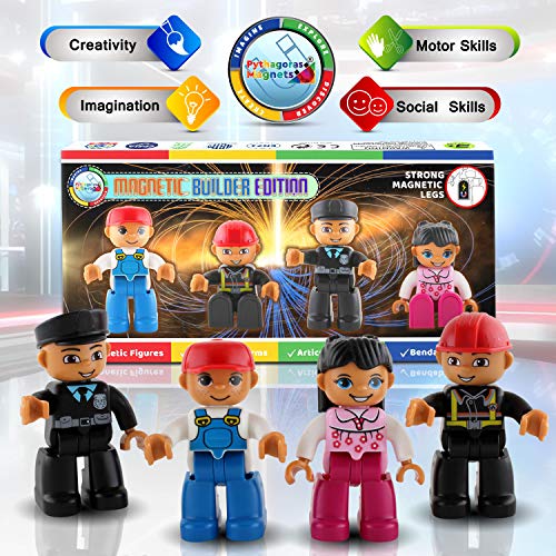 image for Pythagoras Magnets Magnetic Figures Set of 4 Toddlers Community Action
