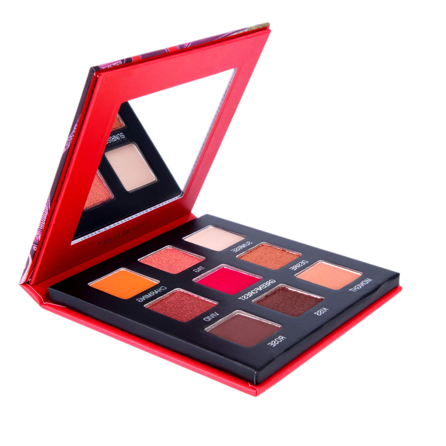 YMH BEAUTE Highly Pigmented Eyeshadow Palette, 9 Colors Eye Shadow Palettes Matte Shimmer Eyeshadow Makeup Palette Long Lasting Waterproof Cosmetics, Cruelty-free (Sweetheart)