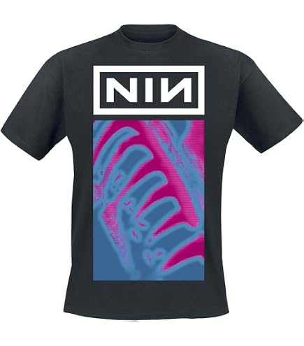 Amazon.com: Nine Inch Nails T Shirt Pretty Hate Machine Band Logo