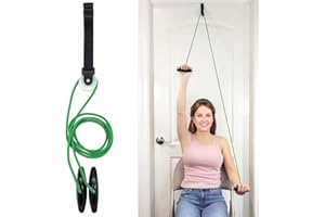LiftAid Shoulder Pulley for Physical Therapy with Exercise Guide - Improves Shoulder Strength & Range of Motion - Reduces Pain, Helps in Muscle Recovery - Physical Therapy Equipment (Green)