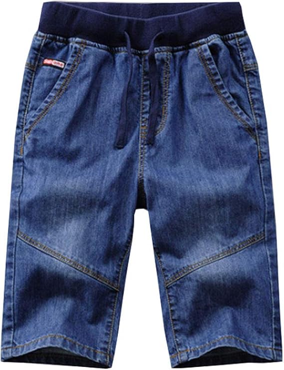 Amazon デニムパンツ 男の子 ショートパンツ 韓国子供服 キッズ用 ボトムス 子ども服 ハーフパンツ 半ズボン 短パン 無地純色110 160 C 150 ショートパンツ ハーフパンツ 通販