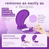 Bodyotics Comfydisc Reusable Menstrual Disc Two Pack S & L with Pouch view 3
