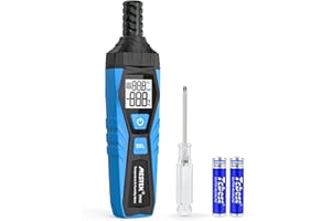MESTEK Temperature Humidity Meter - Thermometer Hygrometer with Ambient, Dew Point, Wet Bulb, Upgraded High Precision Sensor Wet Bulb Thermometer for Home, Industry, Agriculture, HVAC