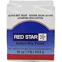 Red Star Active Dry Yeast 16 oz (1 pound) size