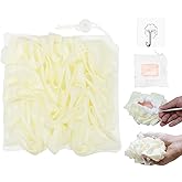 2025 Washable Soap Bar Loofah Holder, 2 in 1 Bar Soap Loofah Pouch Can Hold Soap Effective Exfoliation for Bathing, Deep Cleansing & Effective Exfoliation Bath, Shower Travel Essential