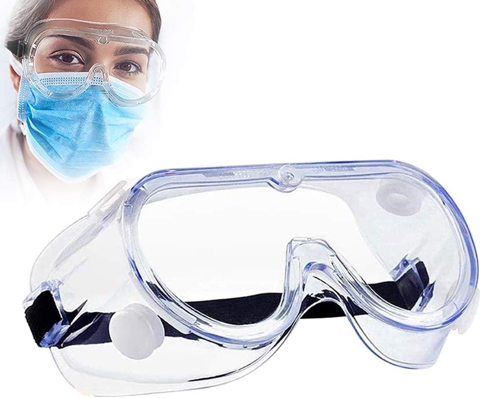 Safety Goggle Protective Eyewear 360° Clear Eyes Protector Medical Goggles Chemical Splash Eyewear for Lab Home Classroom Workplace