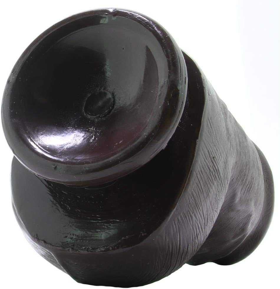 Doc Johnson Fat D 6 in w Balls Firmaskyn Dildos, 800 g, Brown - Image 5