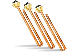 ATEEFAEE Upgrade HE 90240 Heating Element, For Ecosmart ECO 18 24 27 36, Rheem, Eemax, Richmond Electric Tankless Water Heaters, Water Heater Element Heater Parts, 9KW 18KW 27KW 36KW 240V, 3 Pack