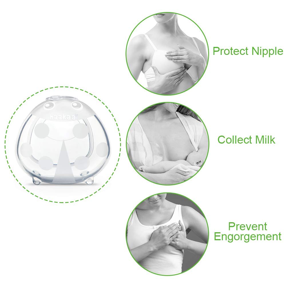 Mua Haakaa Silicone Breast Milk Collectors (2 oz, 2 pcs) Wearable