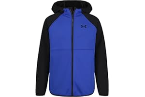 Under Armour boys Sim Softshell Jacket, Hooded With Zipper Closure, Water-resistant & Lightweight