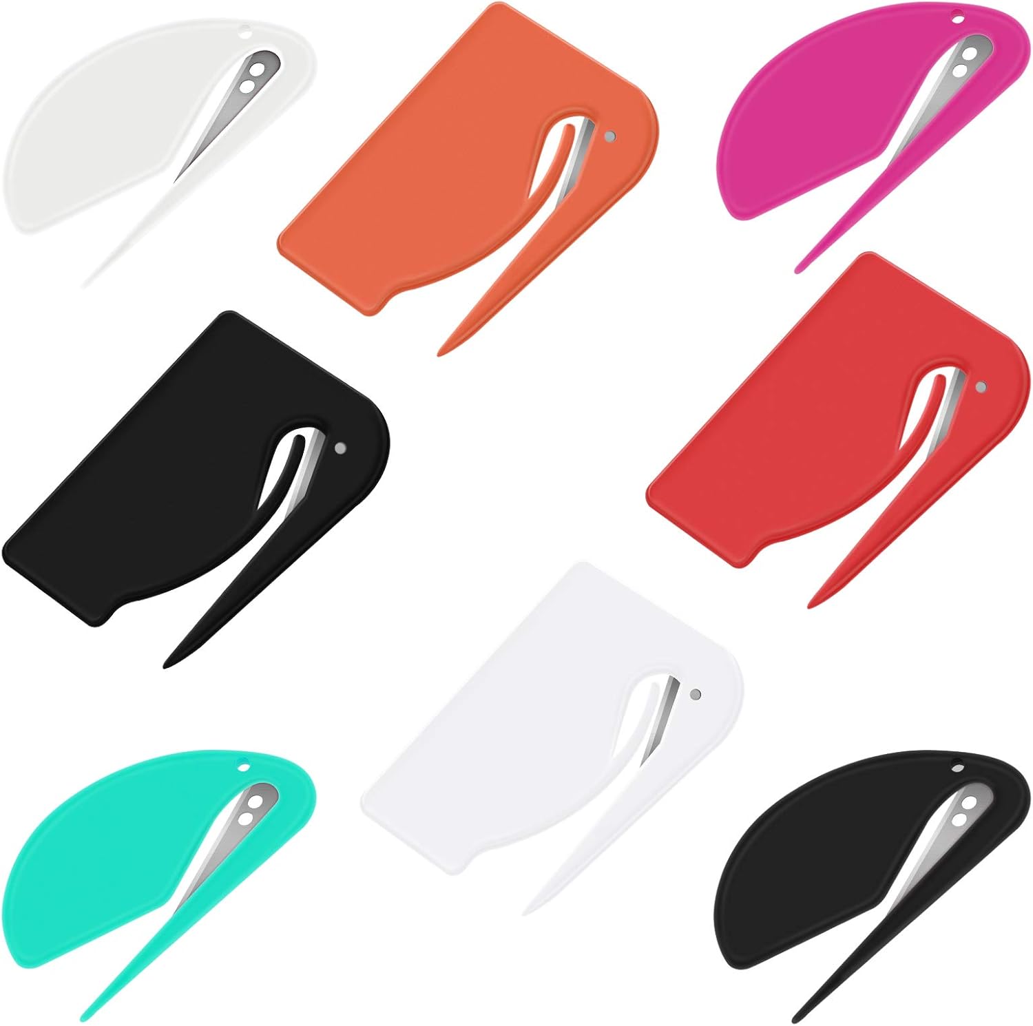8 Pieces Letter Opener Colorful Slitter Envelope Safe Mail